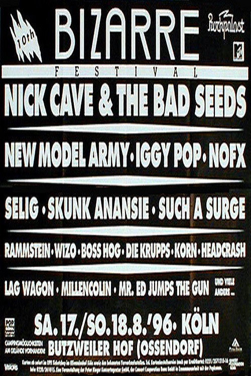 Prong: Live at Bizarre Festival Poster