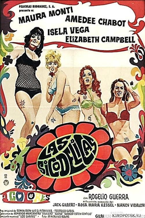 The Psychedelic Girls Poster