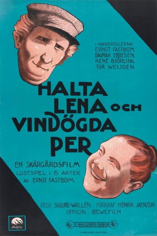 Halta Lena och vindögda Per Poster