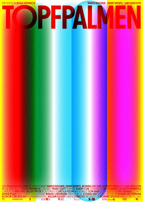 Potted Palm Trees Poster