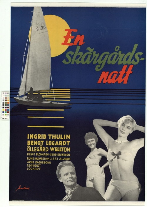 En skärgårdsnatt Poster