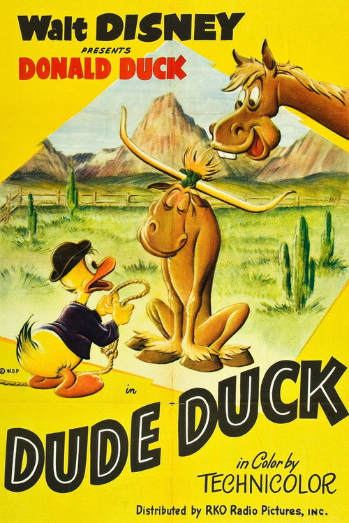 Dude Duck Poster