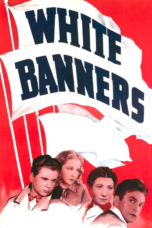 White Banners Poster