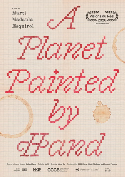 A Planet Painted by Hand Poster