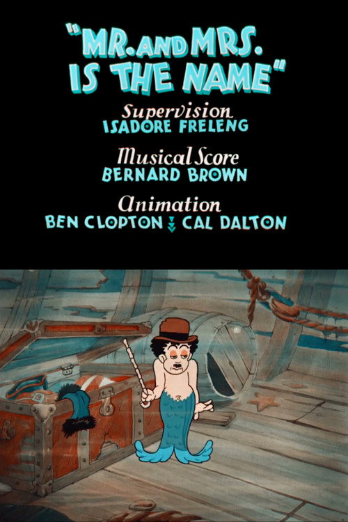 Mr. and Mrs. Is the Name Poster