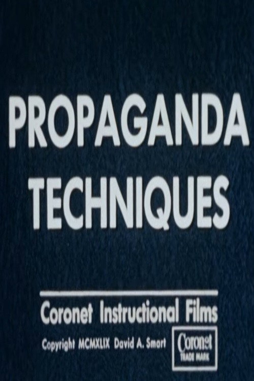 Propaganda Techniques Poster