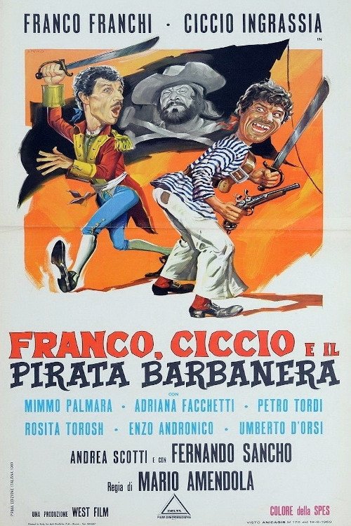 Franco, Ciccio and the Pirate Blackbeard Poster