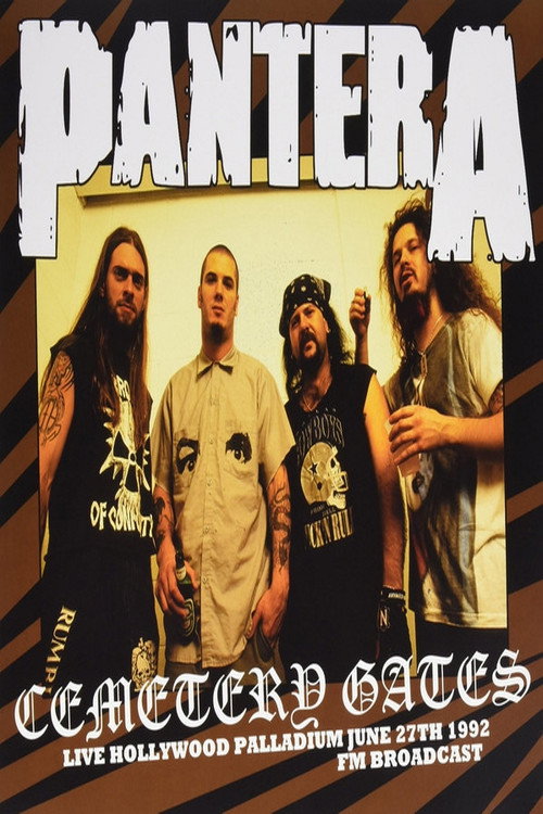 Pantera - Cemetery Gates - Live at Hollywood Palladium Poster