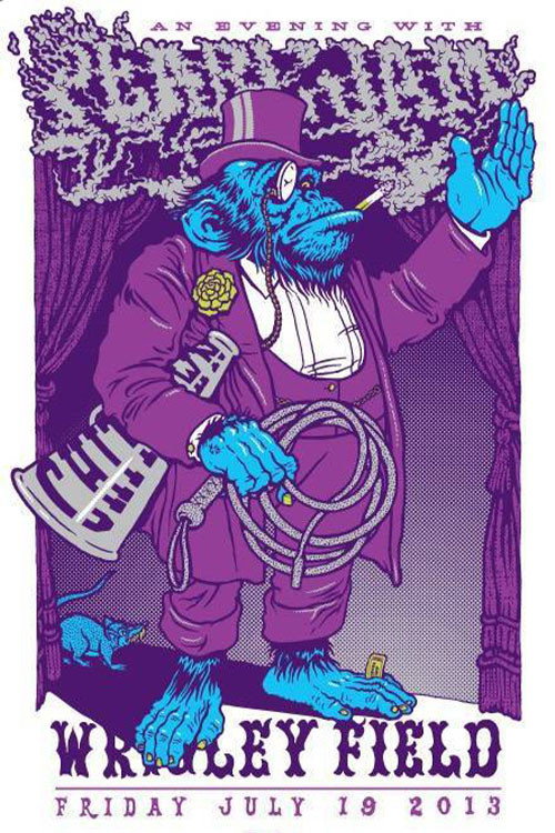 Pearl Jam: Wrigley Field 2013 Poster
