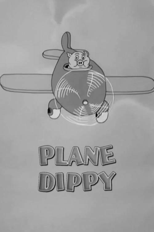Plane Dippy Poster