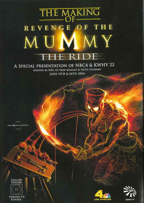 The making of Revenge of the Mummy - The Ride Poster