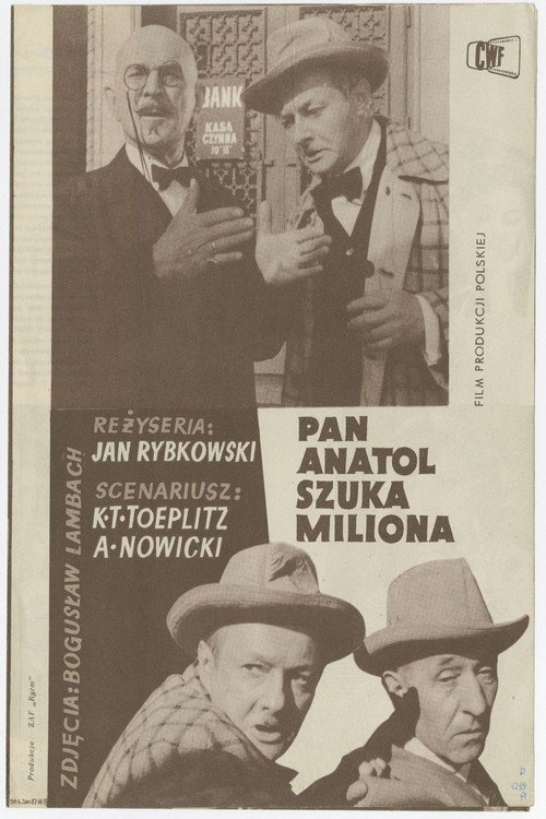 Pan Anatol szuka miliona Poster