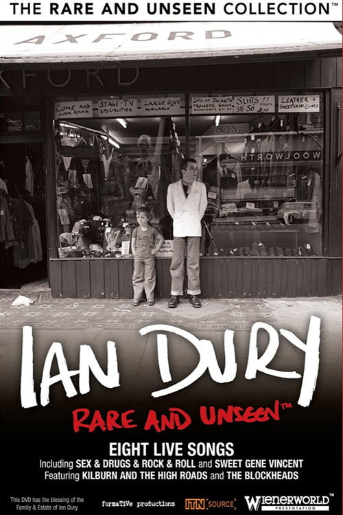 Ian Dury: Rare And Unseen Poster