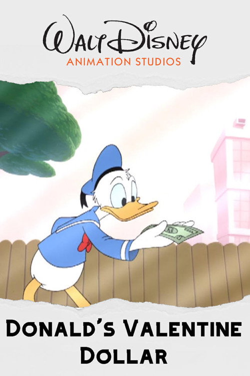 Donald's Valentine Dollar Poster