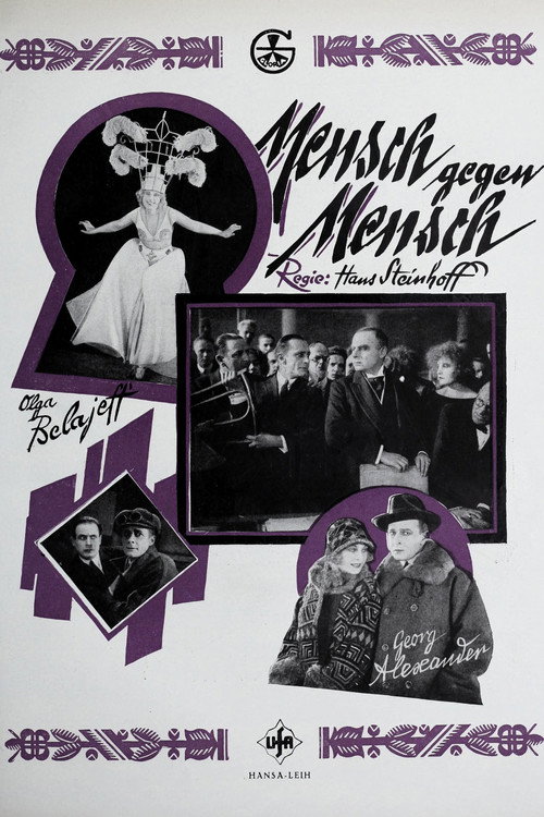 Mensch gegen Mensch Poster