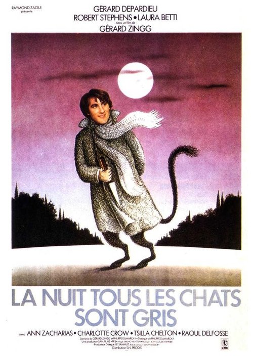 At Night All Cats Are Crazy Poster