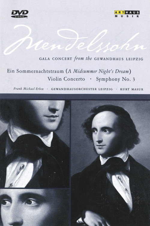 Mendelssohn Gala Concert From the Gewandhaus Leipzig Poster