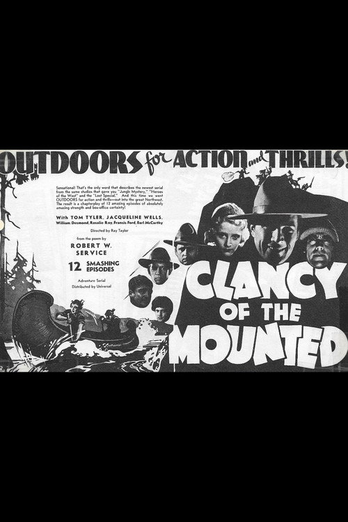 Clancy of the Mounted Poster