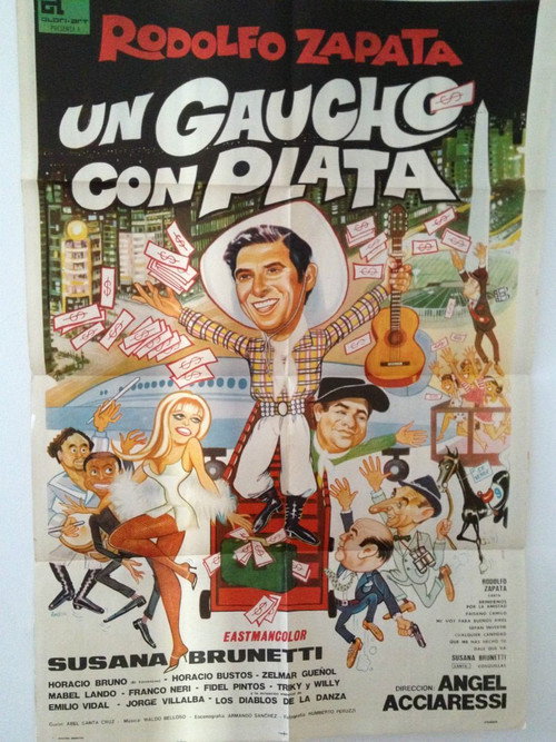 Un gaucho con plata Poster