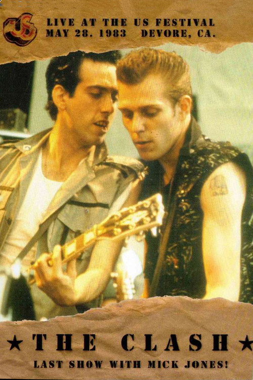 The Clash: Live at the US Festival in San Bernardino Poster