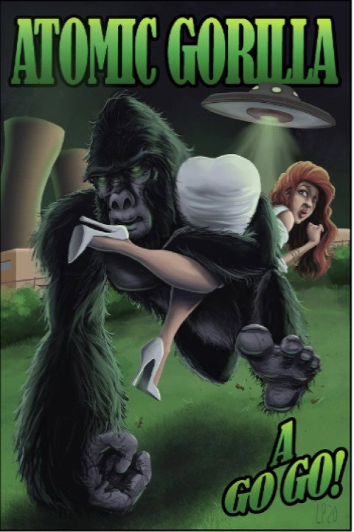 Atomic Gorilla Poster