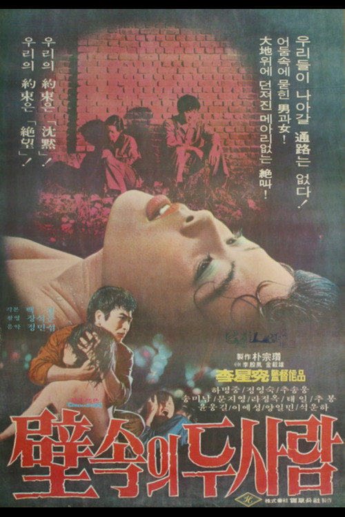 Two People In The Wall Poster