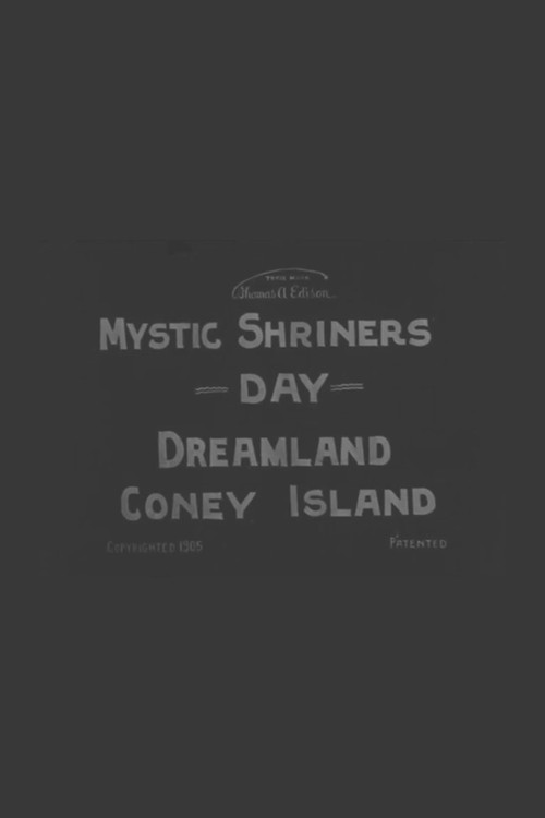 Mystic Shriners' Day, Dreamland, Coney Island Poster