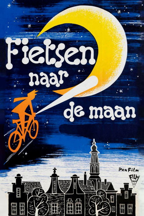 Bicycling to the Moon Poster