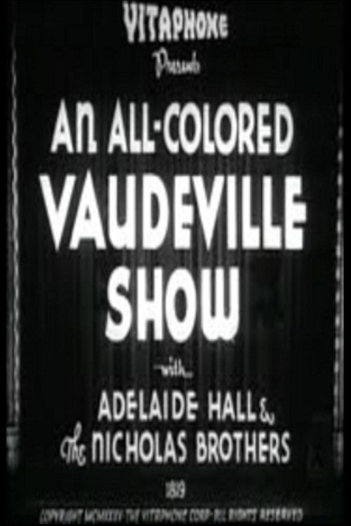 An All-Colored Vaudeville Show Poster
