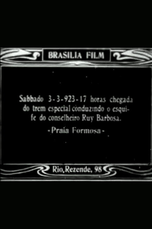 Funeral of Ruy Barbosa Poster