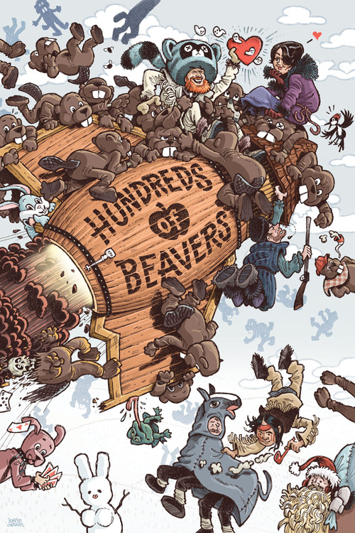 Hundreds of Beavers Poster