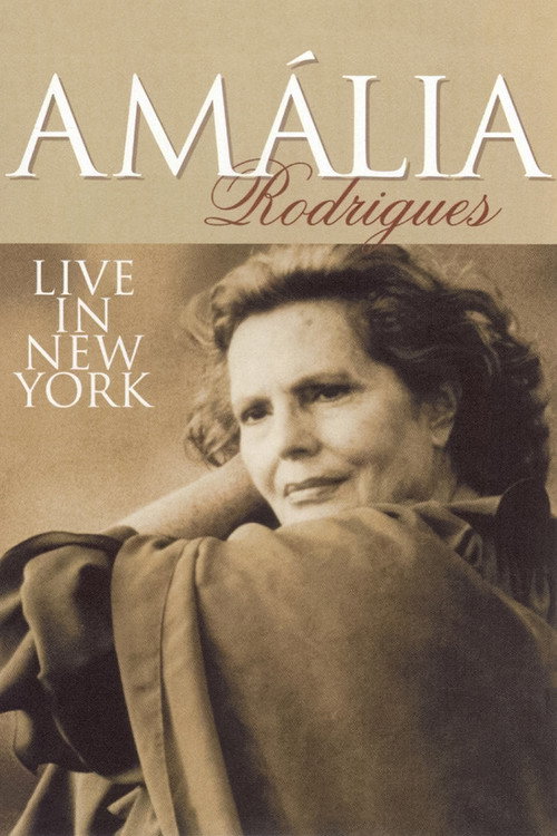 Amalia Rodrigues Live In New York Poster