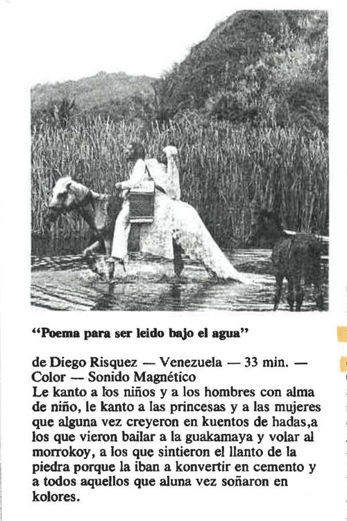 Poema para ser leído bajo el agua Poster