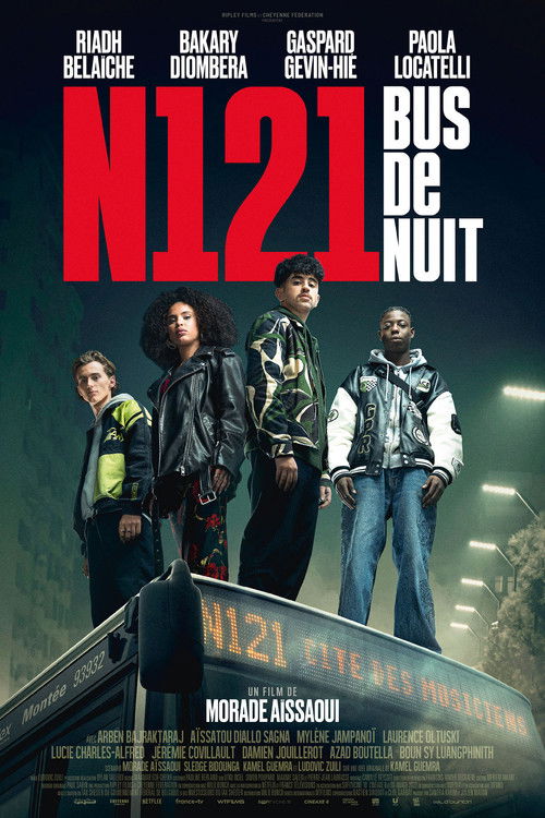 N121 Bus de nuit Poster