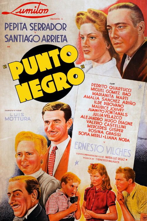 Punto negro Poster