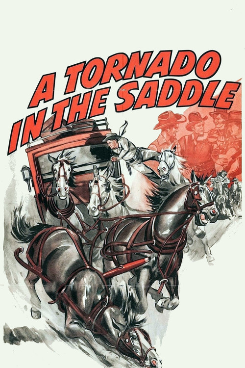 A Tornado in the Saddle Poster