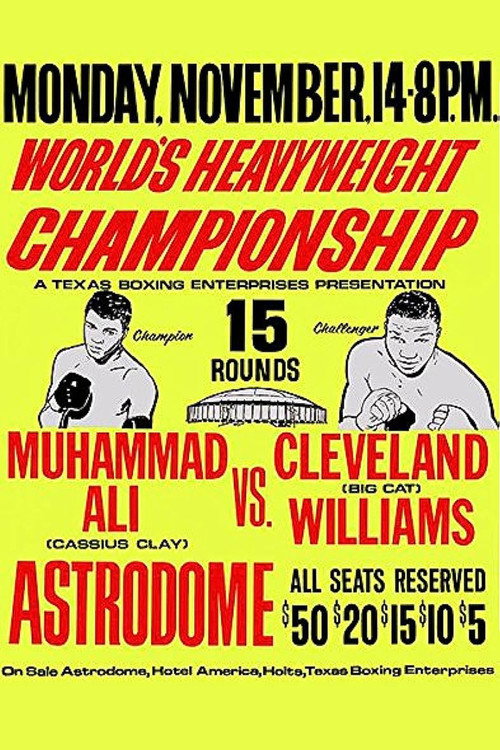 Muhammad Ali vs Cleveland Williams Poster
