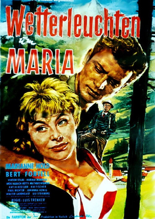 Wetterleuchten um Maria Poster