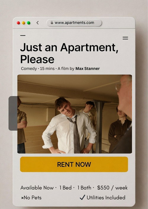Just an Apartment Please Poster
