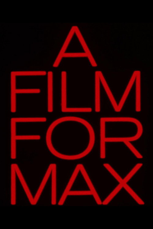A Film for Max Poster