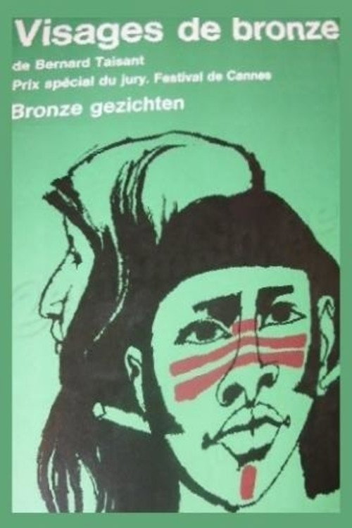 Visages de bronze Poster