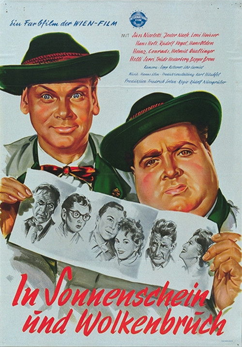 Sonnenschein und Wolkenbruch Poster