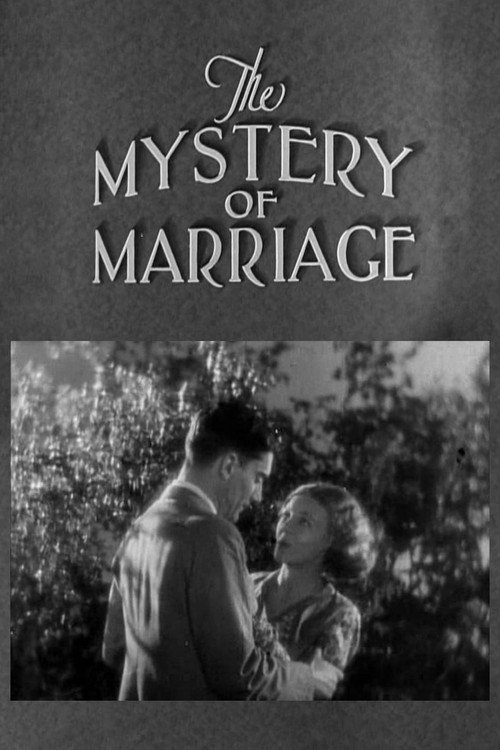 The Mystery of Marriage Poster