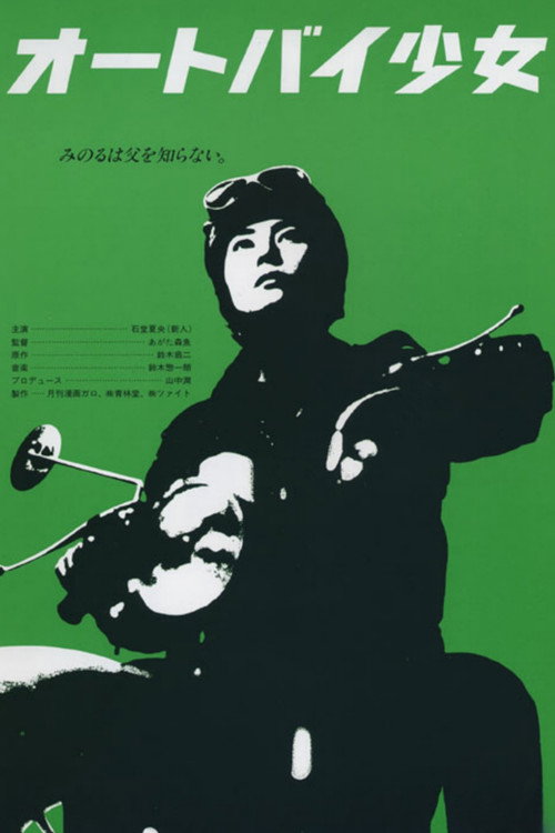 Motorcycle Girl Poster