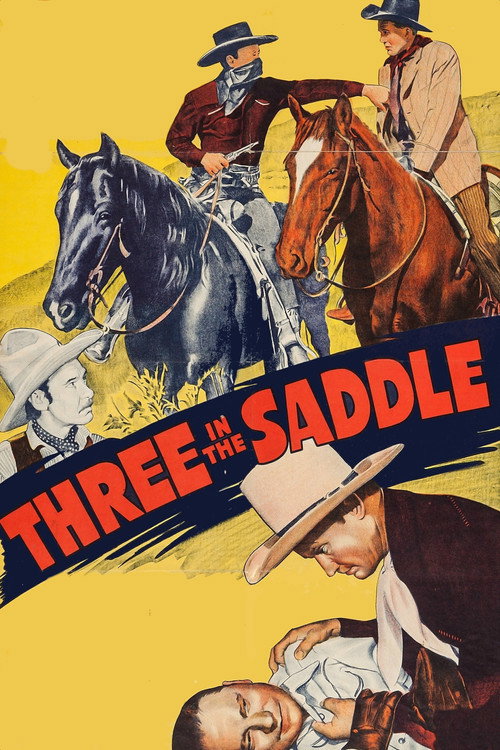 Three in the Saddle Poster