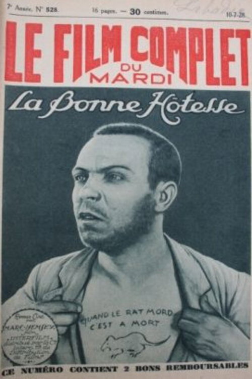 La bonne hôtesse Poster
