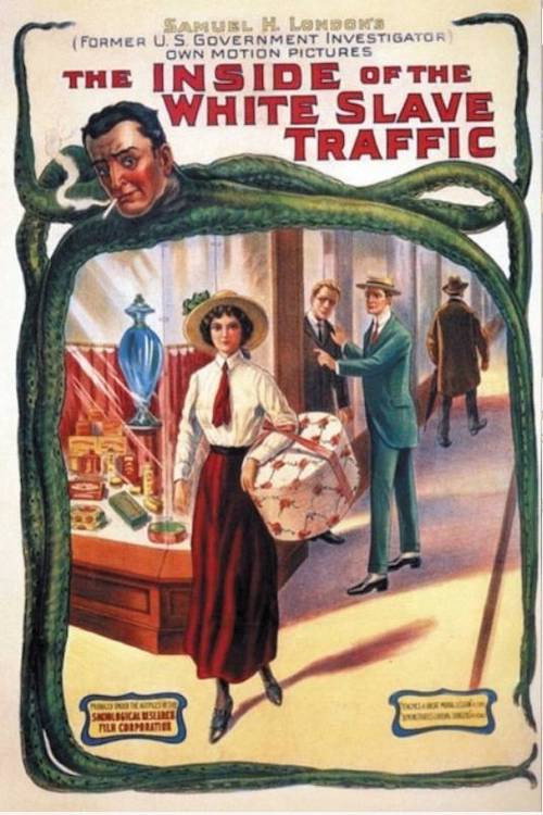 The Inside of the White Slave Traffic Poster