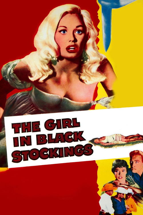 The Girl in Black Stockings Poster