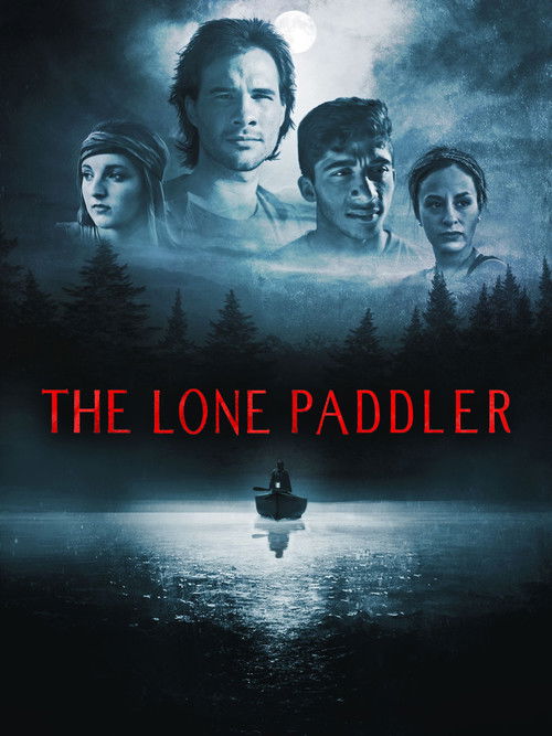 The Lone Paddler Poster