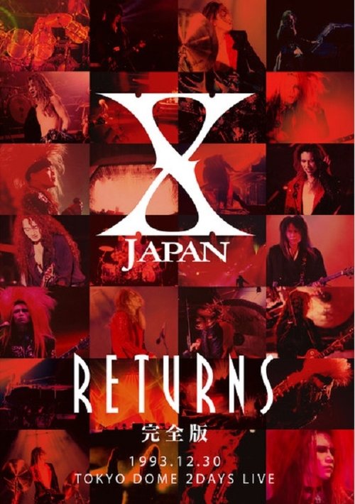 X JAPAN RETURNS 1993.12.30 Tokyo Dome 2 Days Live Poster